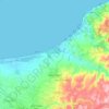 Sòssu/Sorso地形图、海拔、地势