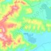 定结乡地形图、海拔、地势