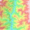 古登乡地形图、海拔、地势