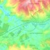 Faulquemont地形图、海拔、地势