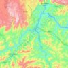 马蚌镇地形图、海拔、地势