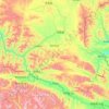 河南蒙古族自治县地形图、海拔、地势