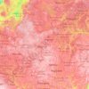 中央联邦管区地形图、海拔、地势