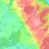 艾埃地区多梅夫尔地形图、海拔、地势