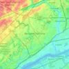 Bensalem Township地形图、海拔、地势