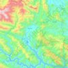 Huyện Phù Yên地形图、海拔、地势
