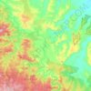 Nymboida地形图、海拔、地势