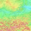 Mostviertel地形图、海拔、地势