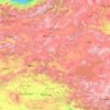 土耳其河流地形图、海拔、地势