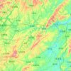 泸溪县地形图、海拔、地势