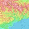 滨海阿尔卑斯省地形图、海拔、地势