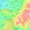 绛县地形图、海拔、地势