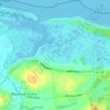 Burnham Overy地形图、海拔、地势