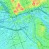 南岸地形图、海拔、地势