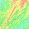 Trussville地形图、海拔、地势