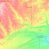 Platte County地形图、海拔、地势