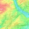 Lower Makefield Township地形图、海拔、地势