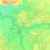 布列斯特地形图、海拔、地势