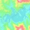 小南海地形图、海拔、地势
