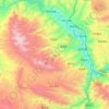 尖扎县地形图、海拔、地势