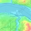 Hood River地形图、海拔、地势