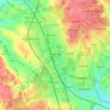 Stevenage地形图、海拔、地势