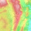 Cinderford地形图、海拔、地势
