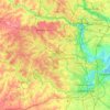 Chesterfield County地形图、海拔、地势