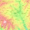 阳城县地形图、海拔、地势