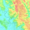 土龍木市地形图、海拔、地势