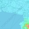 沙沒巴干府地形图、海拔、地势