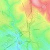 卢本巴希地形图、海拔、地势