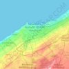 卡薩布蘭加/卡萨布兰卡地形图、海拔、地势