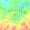 Jacksboro地形图、海拔、地势