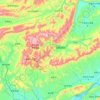 武陵源区地形图、海拔、地势
