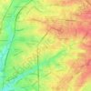 Shayhontohur Tumani地形图、海拔、地势