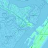 The Wetlands Institute地形图、海拔、地势
