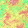 敦化市地形图、海拔、地势