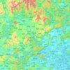 肇庆市地形图、海拔、地势