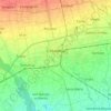 Cittadella地形图、海拔、地势