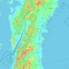 春蓬府地形图、海拔、地势