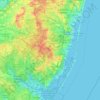 Ocean County地形图、海拔、地势