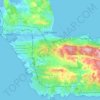 Martigues地形图、海拔、地势