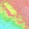 查谟—克什米尔中央直辖区地形图、海拔、地势