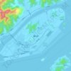 梅山岛地形图、海拔、地势