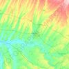 呂萊布爾加茲地形图、海拔、地势