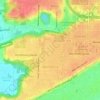West Peoria地形图、海拔、地势