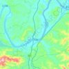 江市镇地形图、海拔、地势