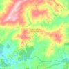Santa Caterina Villarmosa地形图、海拔、地势