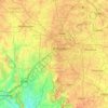 Bangalore Urban地形图、海拔、地势